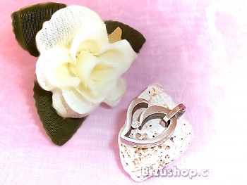 Romantický  Přívěsek ocelový  srdce se zirkon kamínkem  15489