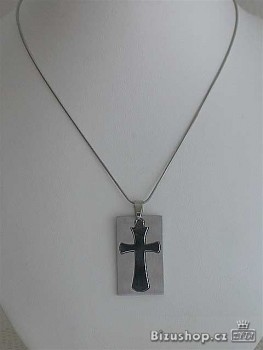 Chirurgická ocel přívěsek Křížek na řetízku 1525301