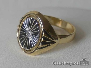 Prsten zlatý bižuterní  167