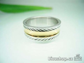 Zyta Snubní prsten ocelový  Jasmine 1583119