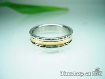 Zyta Chirurgická ocel snubní prsten Minerva1583616
