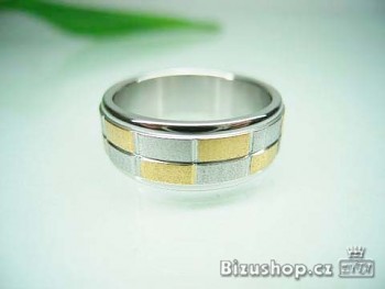 Zyta Chirurgická ocel snubní prsten 1581218 Ambra 8 mm