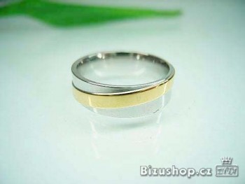 Zyta Snubní prsten ocelový Onyx 1678619