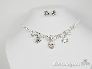 Štrasová Souprava dámská z Českých broušených kamenů 30040 Jablonecká bižuterie