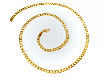 Řetěz Chirurgická Ocel Zlatá 76 cm, 19793