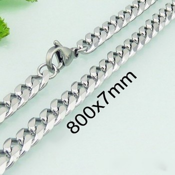 Robustní Řetěz pánský z chirurgické oceli  80 cm 20873